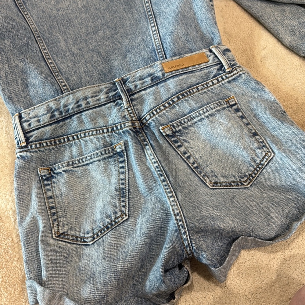 Denim Jacket and Shorts jumpsuit - Picture 7 of 7